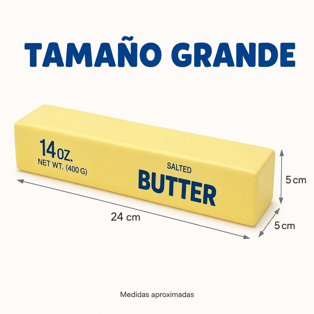 Squishy Mantequilla 24 cm – Juguete Sensorial Antiestrés Grande