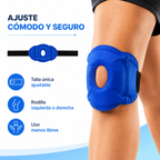 Compresa Rodillera Gel Frío Calor Reutilizable Ajustable Alivio Dolor