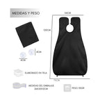 Kit de barbería espejo 3 vías 360 + capa captadora de pelos